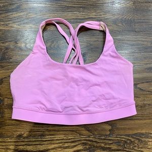 Lulu size 8 powder pink energy bra